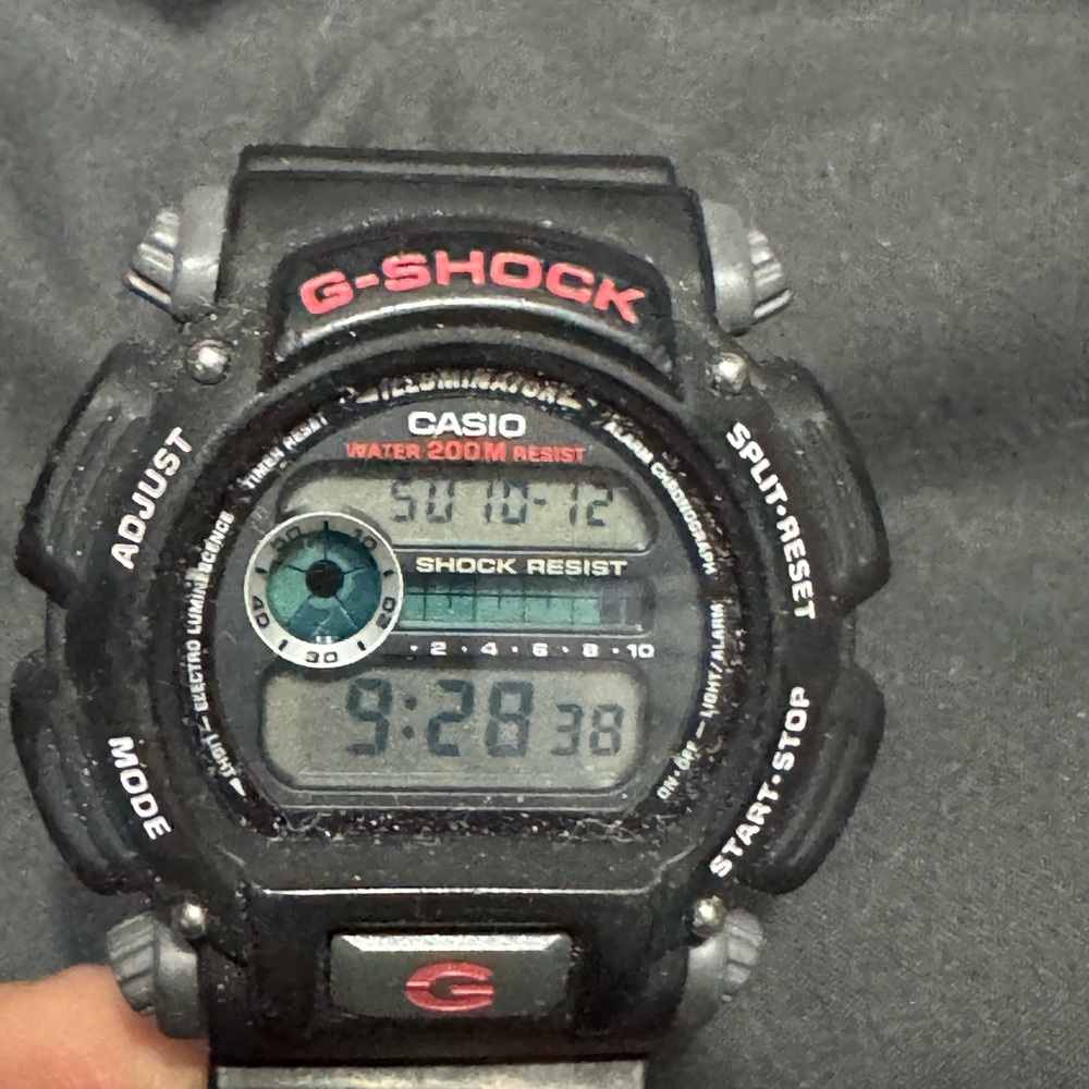 Casio G-Shock Black and Red Digital Watch has the “Nun”